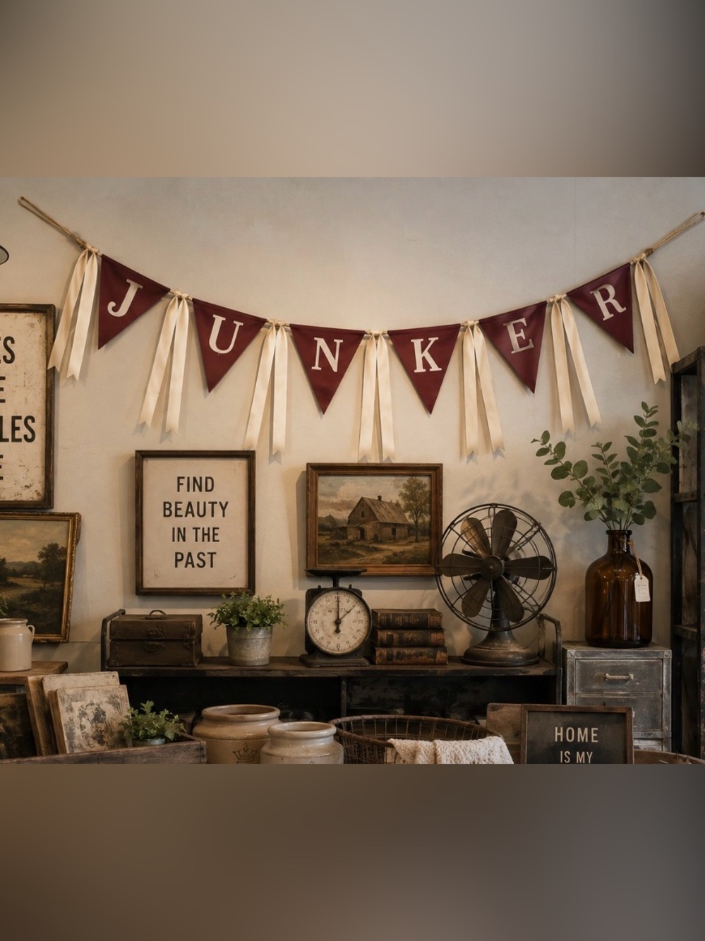 NEW  “JUNKER” METAL SIGN 62” LONG